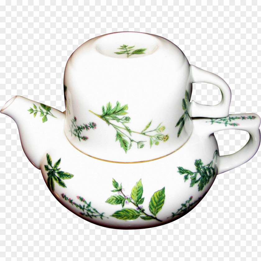 Teapot Tableware Saucer Coffee Cup Ceramic Porcelain PNG