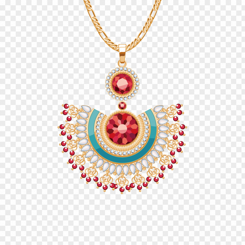 Vector Pearl Necklace Jewellery Pendant PNG