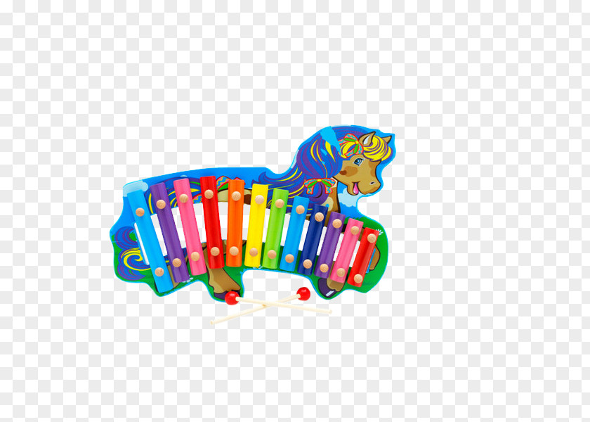 Horse Xylophone Toy Piano Child Infant PNG
