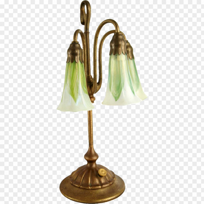 Lamp Table Light Fixture Tiffany Glass Favrile PNG