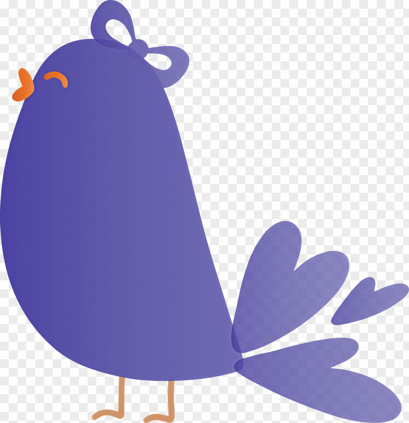 Purple Violet Chicken Rooster Bird PNG