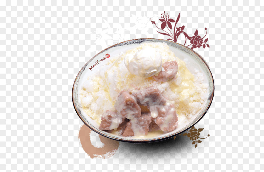 Crushed Ice Cooked Rice Douhua Kulfi Falooda Malai PNG