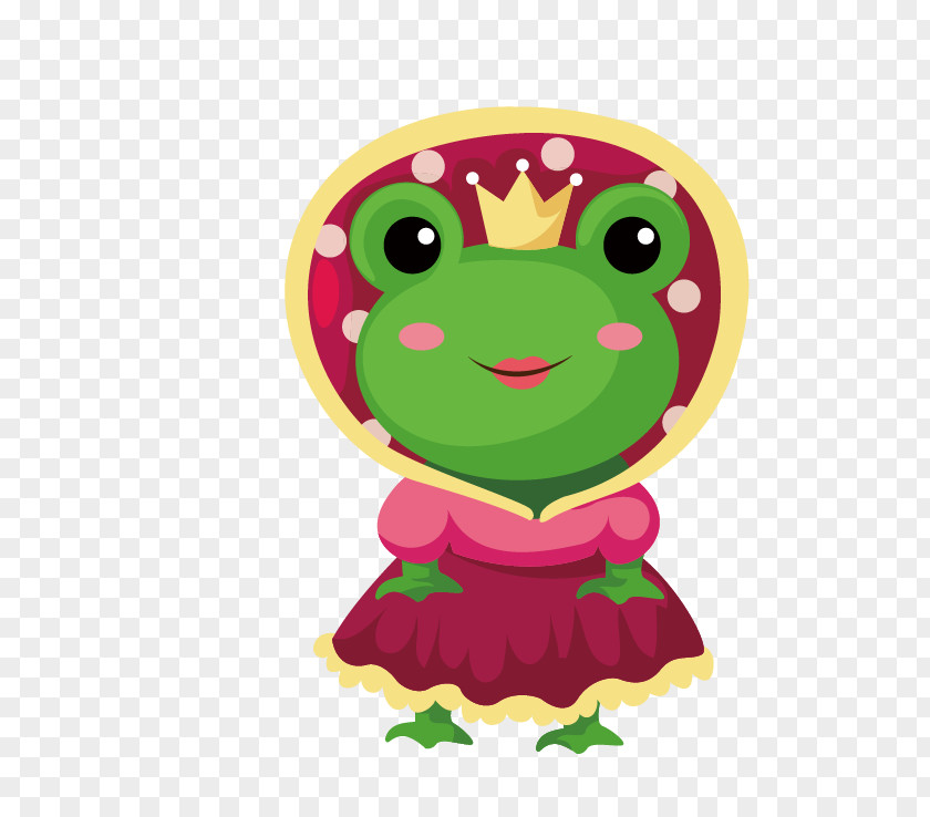 Frog Princess Fairy Tale Cartoon PNG
