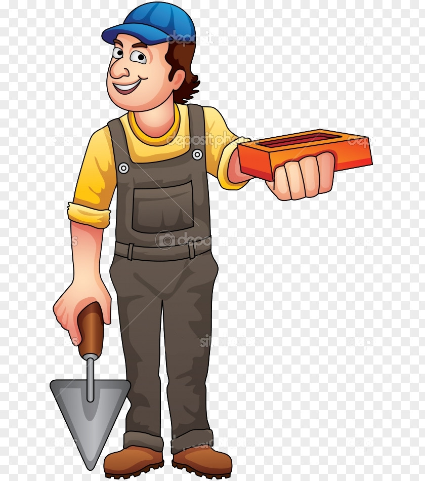 Stonewall Job Engineer Handyman Construction Worker Illustration PNG
