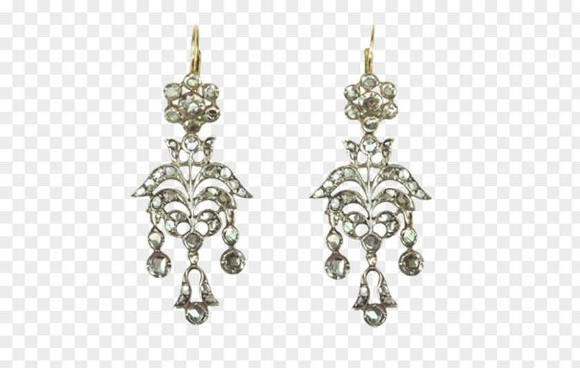 Vintage Gold Earring Jewellery Silver Clothing Accessories Diamond PNG
