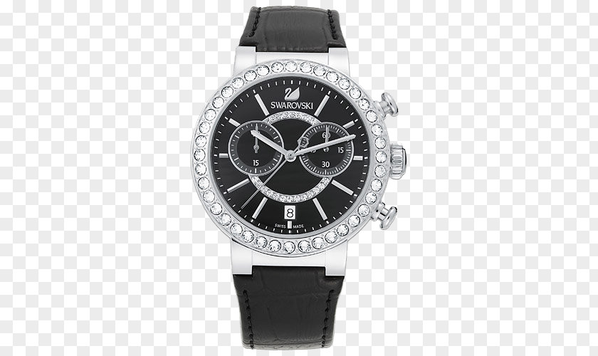 Black Luxury Watches Amazon.com Watch Swarovski AG Chronograph Strap PNG