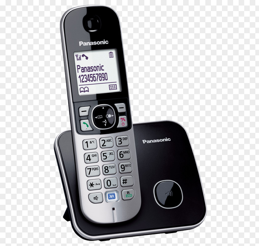 Kx 80 Cordless Telephone Digital Enhanced Telecommunications Panasonic KX-TG6811 Mobile Phones PNG