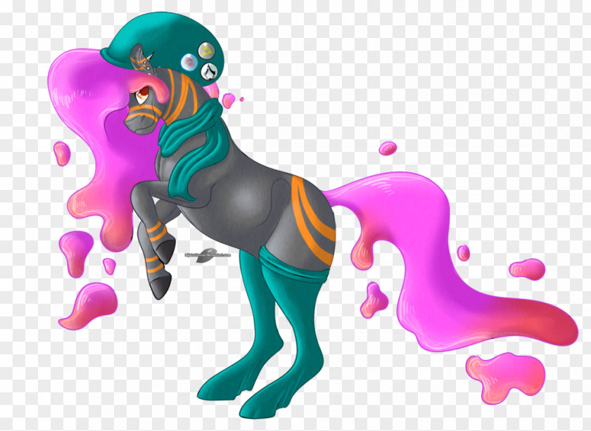 Lava Lamp Horse Carnivores Character Figurine Pink M PNG