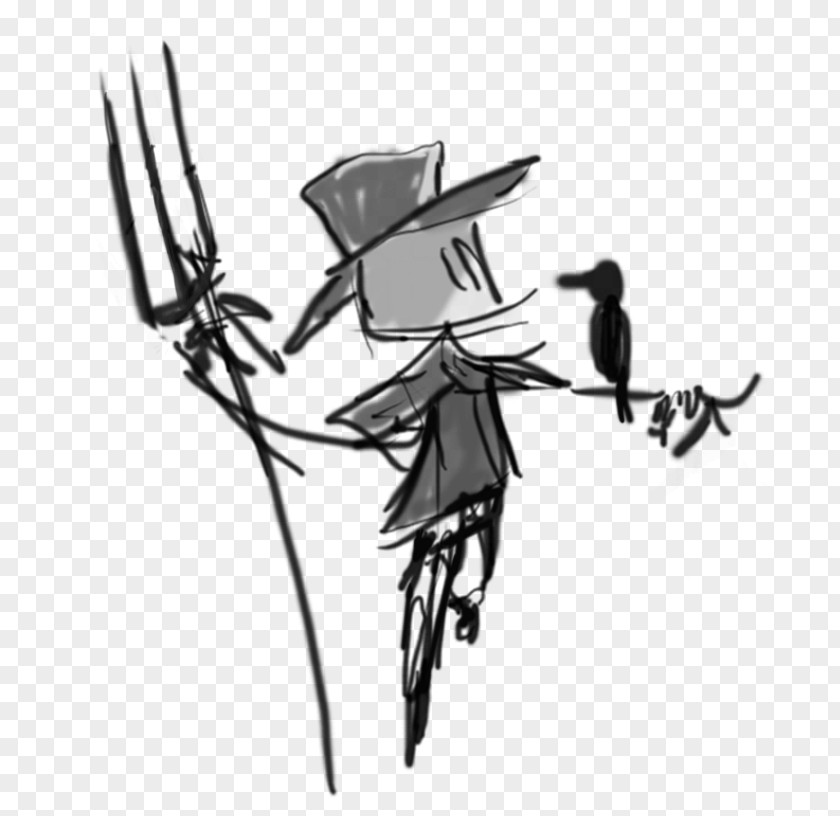 Scarecrow Logo Drawing Line Art Visual Arts Clip PNG