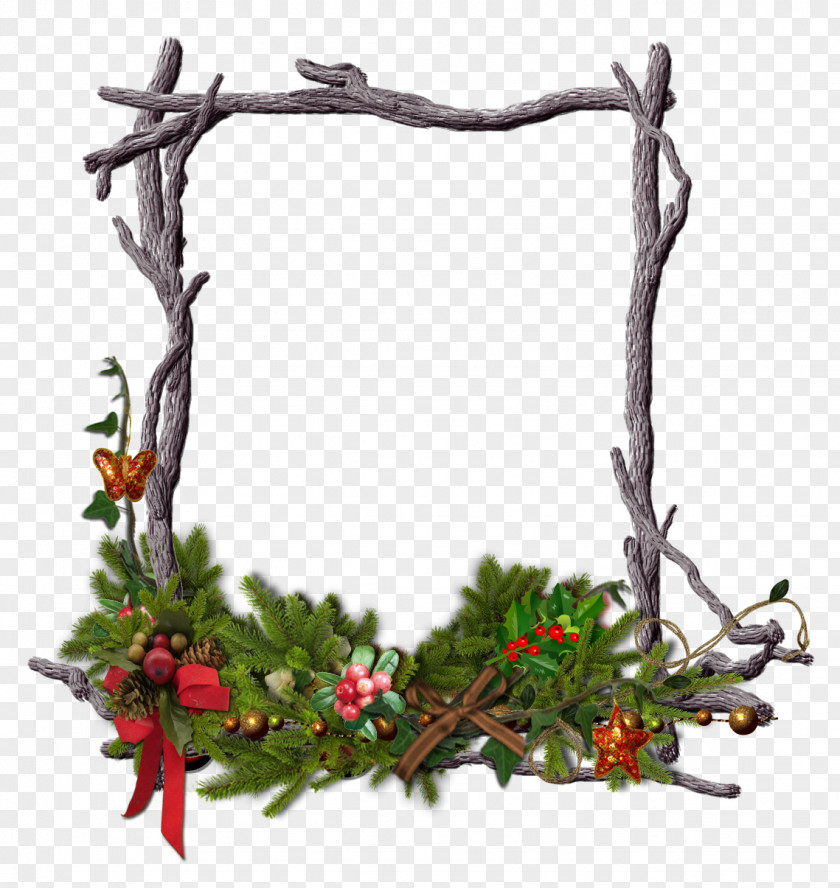 Christmas Frame Gift Picture New Year PNG