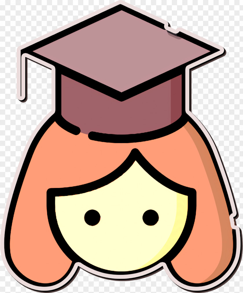 Happiness Icon Graduate Girl PNG
