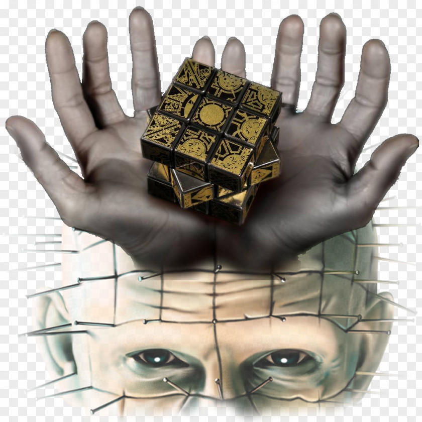 Pinhead The Hellbound Heart Hellraiser Puzzle Cube PNG