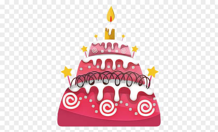 Baked Goods Crown Birthday Candle PNG