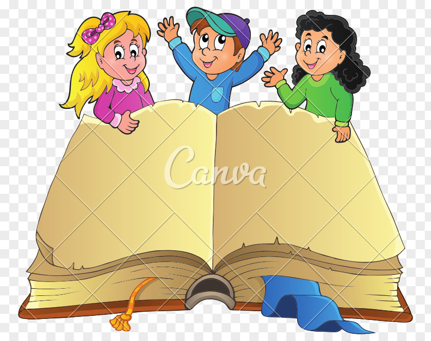 Book Child Cartoon PNG