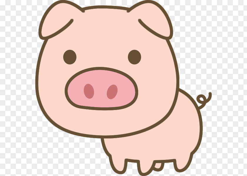 Frame Domestic Pig Illustration Japan Drawing Clip Art PNG