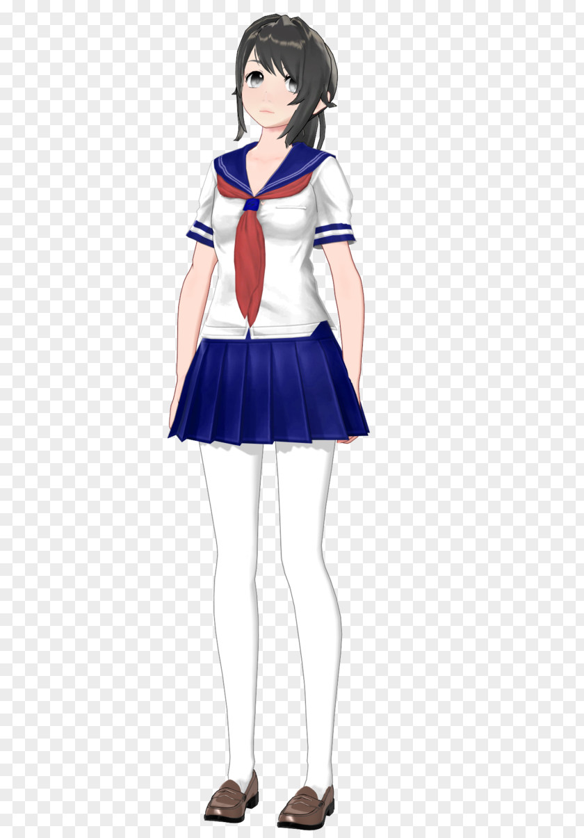 School Uniform Yandere Simulator MikuMikuDance Hatsune Miku PNG