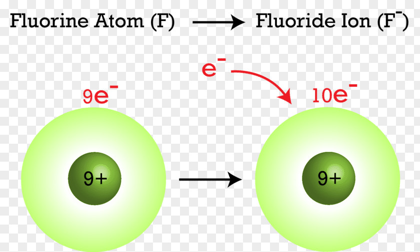 Neutral Sodium Atom Fluoride Electron Ion Electric Charge PNG