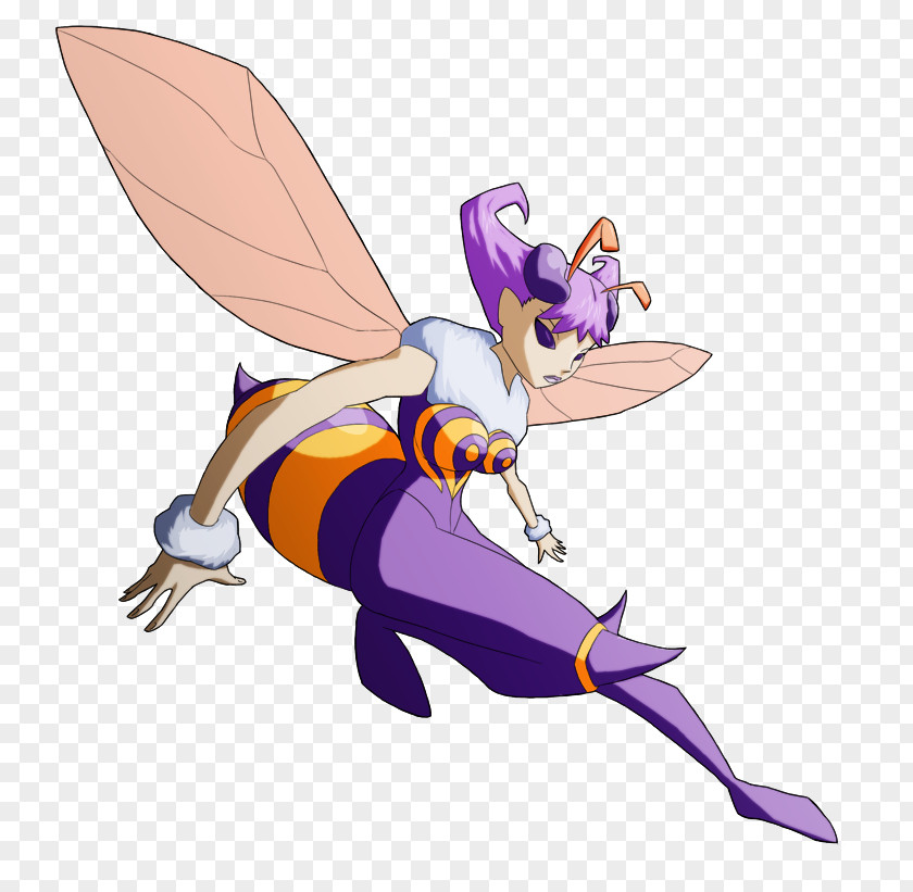 Q Version Of The Bee Insect Darkstalkers Art PNG