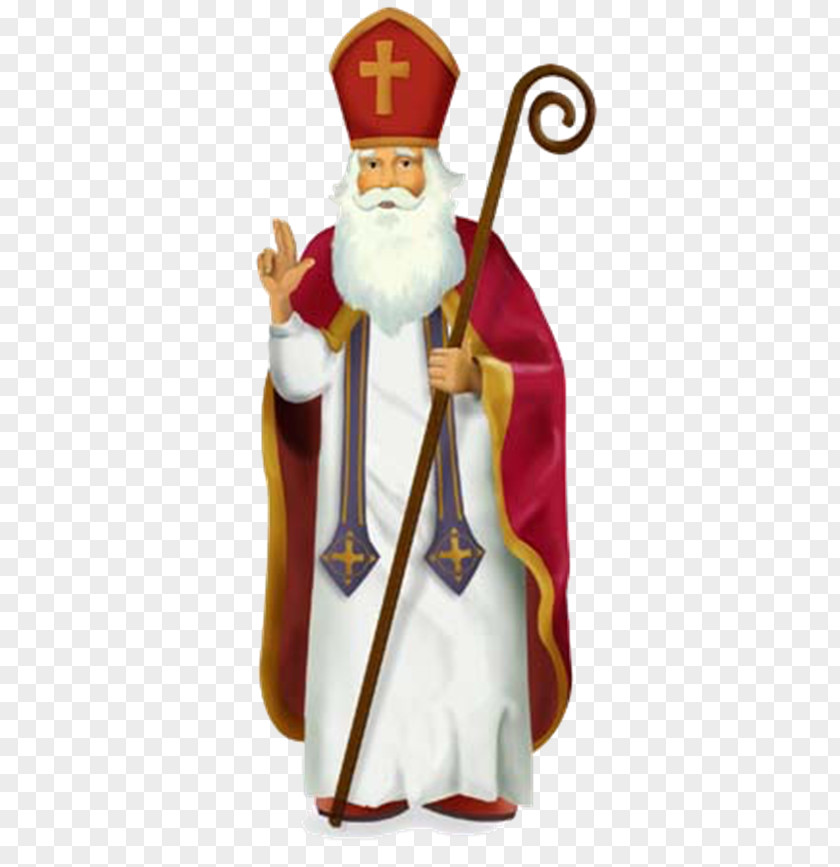 Santa Claus Saint ST NICHOLAS IS COMING TO TOWN Christmas Day Celebrating St. Nicholas PNG