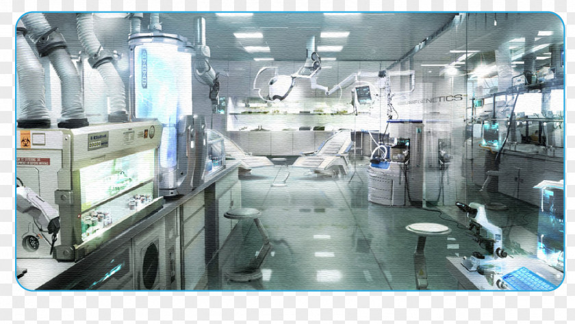 Science Fiction Concept Art Laboratory PNG