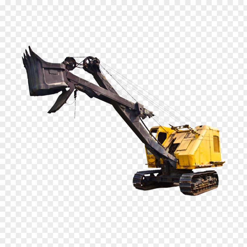 Shovel Excavator Coal Mining Mine PNG