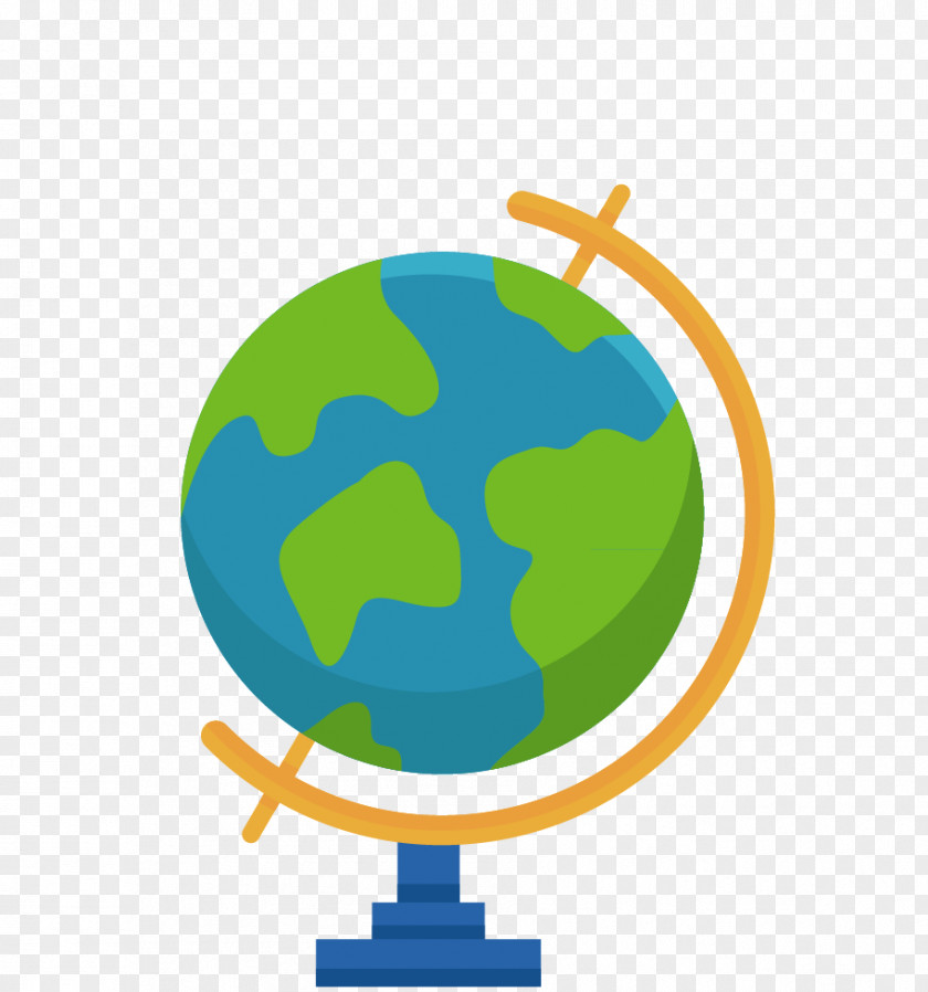 Vector Hand-painted Globe Drawing Clip Art PNG