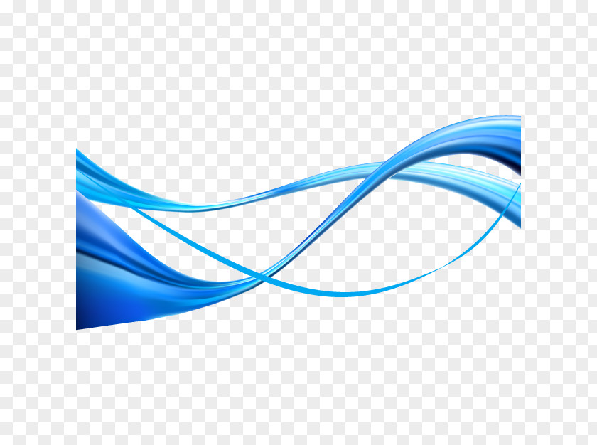 Vector Wave Euclidean Blue Wind PNG
