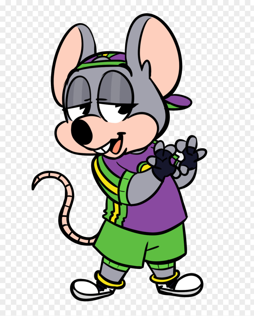 Cheese Chuck E. Cheese's Mouse Mascot PNG