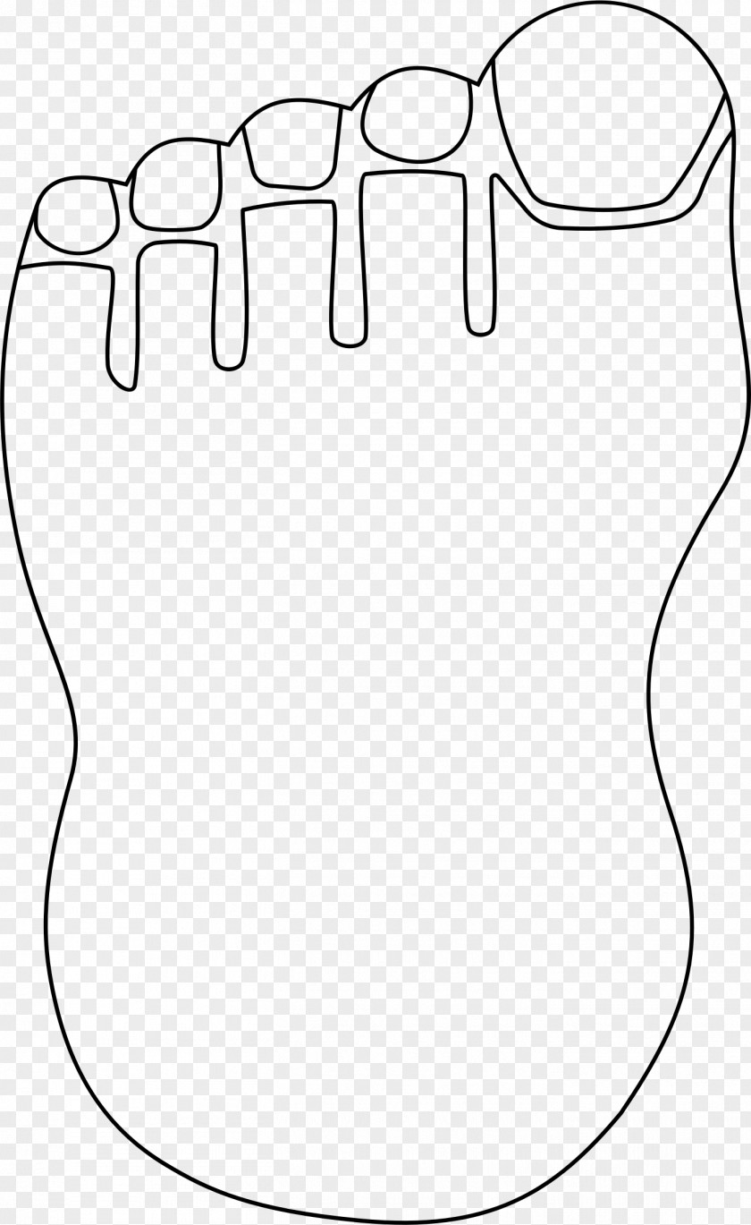 Foot Footprint Ankle Clip Art PNG