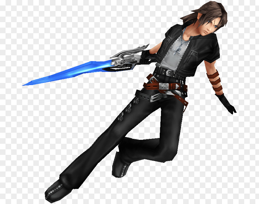 Kingdom Hearts Dissidia Final Fantasy VIII 012 Cloud Strife Squall Leonhart PNG