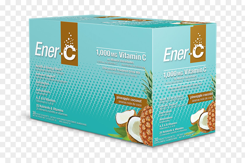 Pineapple Coconut Drink Mix Juice Emergen-C Vitamin C PNG