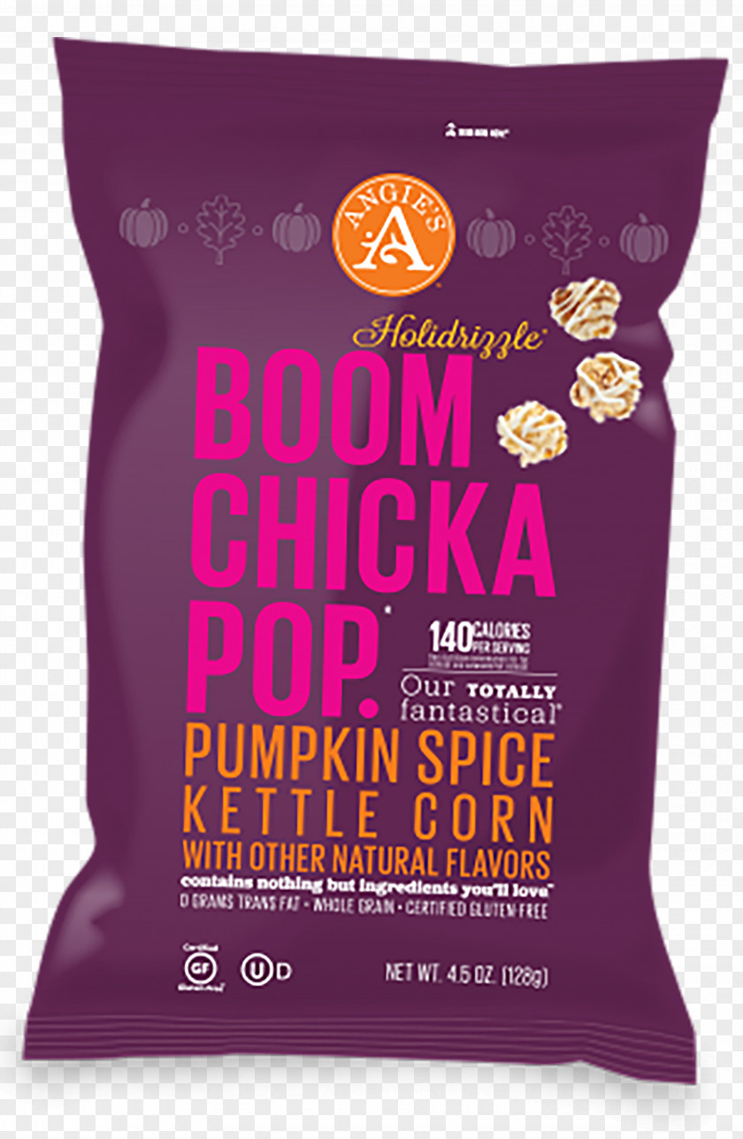 Popcorn Kettle Corn Angie's BoomChickaPop® Pumpkin Pie Spice PNG