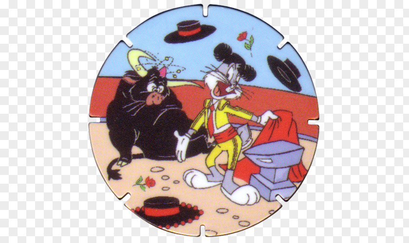 Taz Mania Tasmanian Devil Yosemite Sam Milk Caps Sylvester Porky Pig PNG