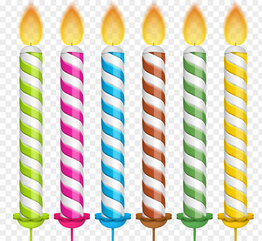 Burning Candles Birthday Cake Candle Clip Art PNG