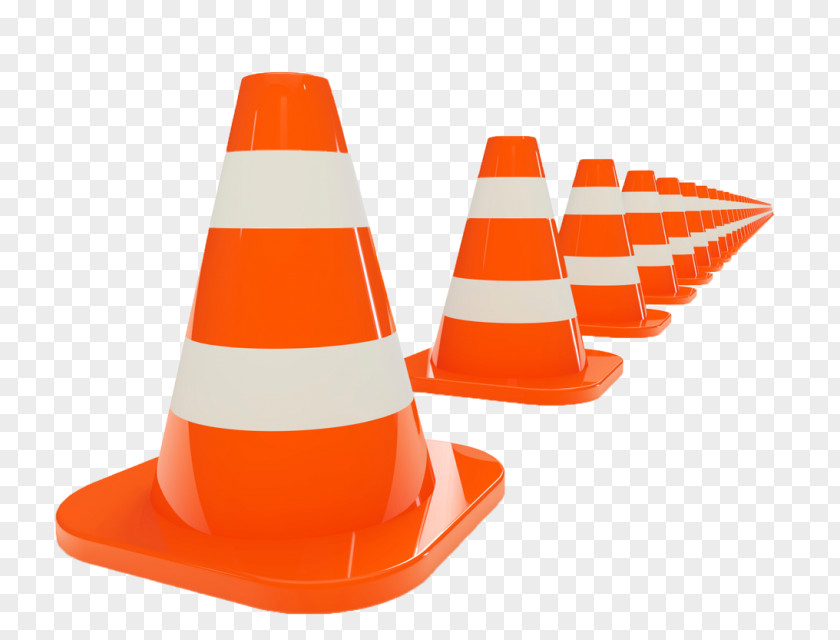 Cone Traffic Roadworks Clip Art PNG