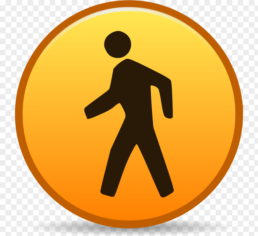 Emblem Pedestrian Crossing Warning Sign Manual On Uniform Traffic Control Devices PNG