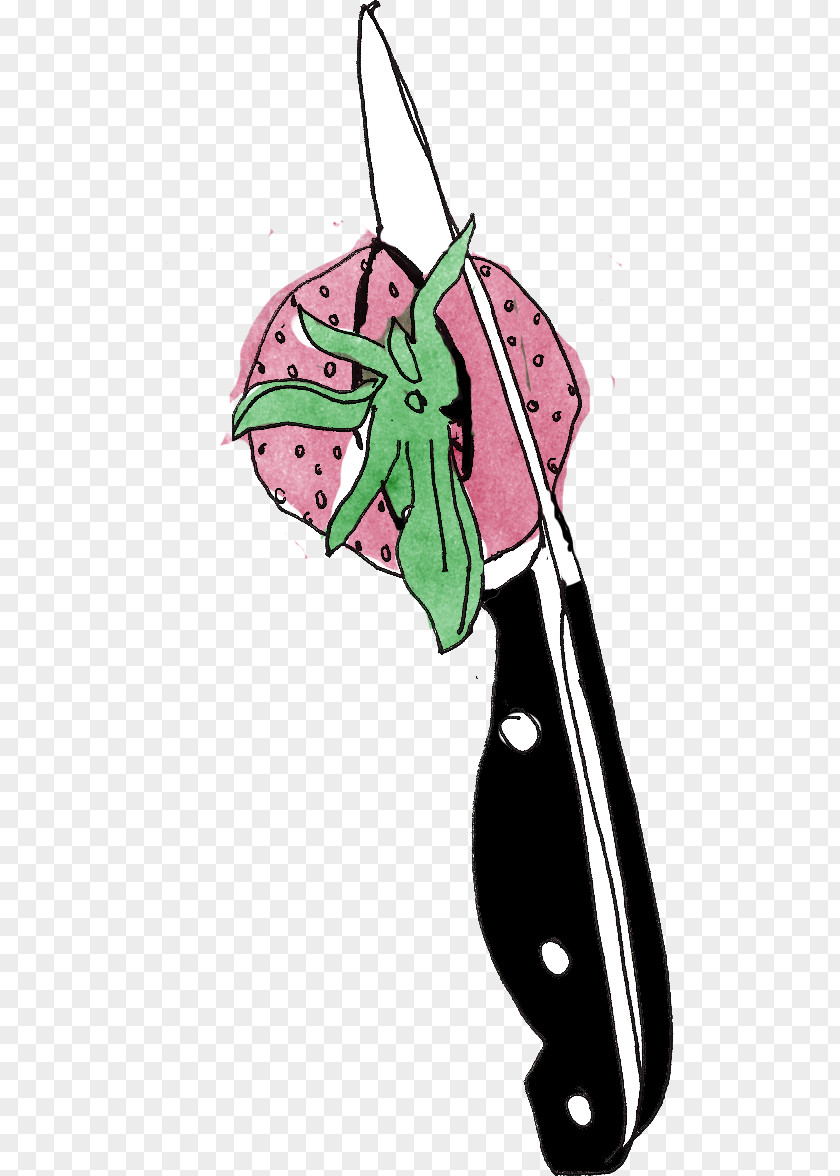 Strawberry Fashion Illustration Clip Art PNG