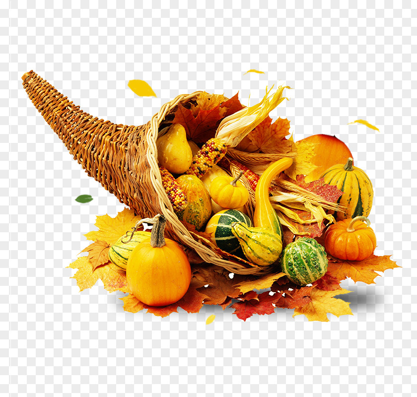 Bamboo Basket Of Yellow Squash Thanksgiving Day Prayer Blessing Family PNG