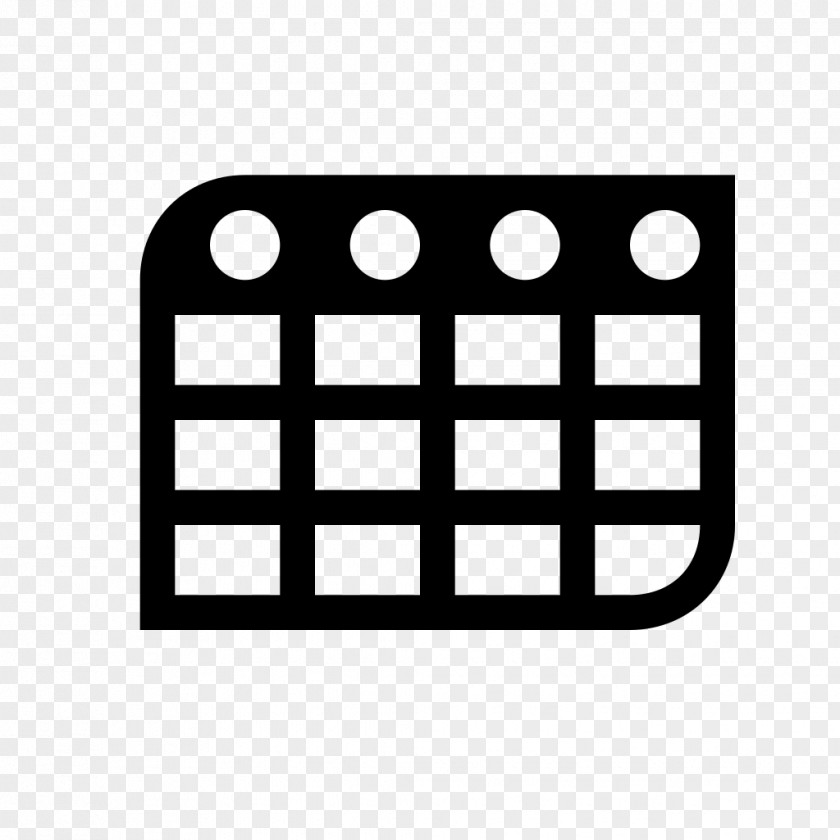 Calendar Icon Font Awesome Table Database PNG
