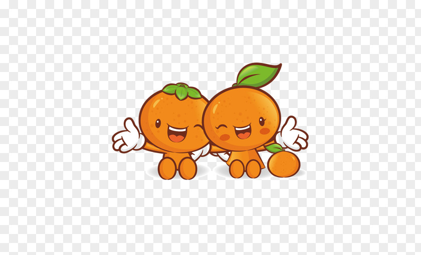 Orange Doll Fruit Cartoon Clip Art PNG