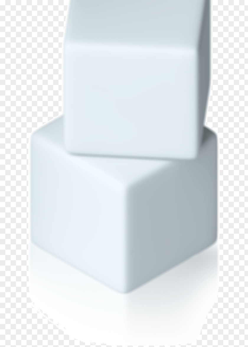 Stacked Superposed Pure White Cube Rectangle PNG