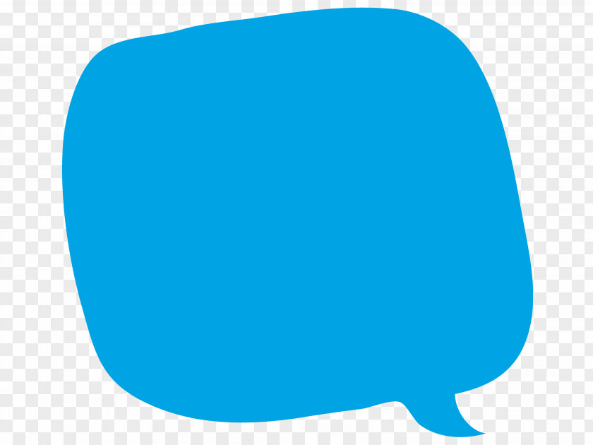 Blue Speech Balloon Dialogue Azure PNG