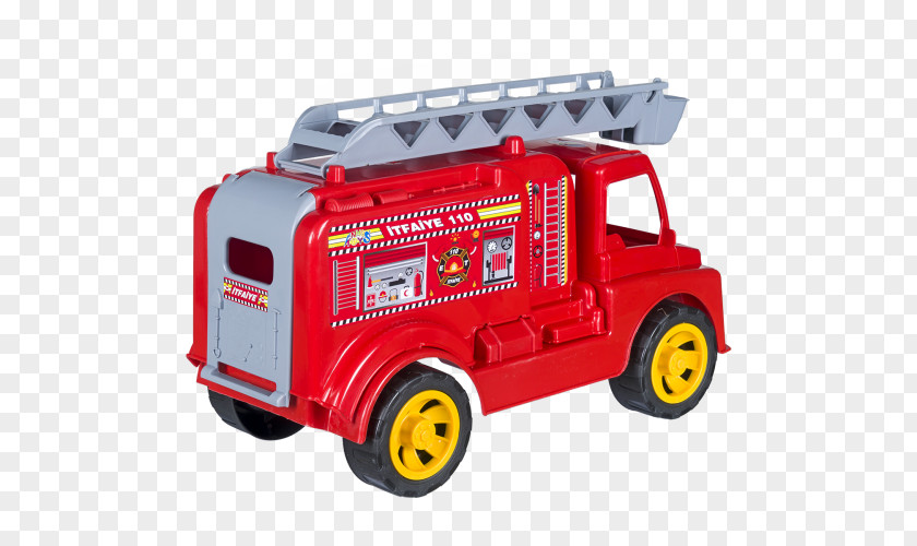 Car Fire Engine Model Firefighter Ladder PNG