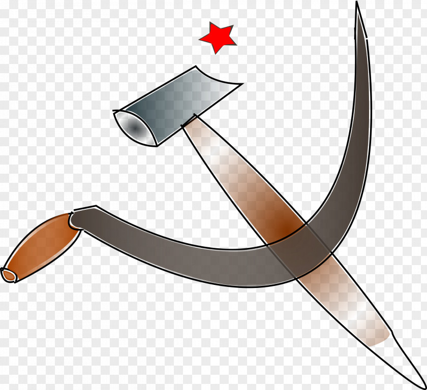Communism Hammer And Sickle Red Star PNG