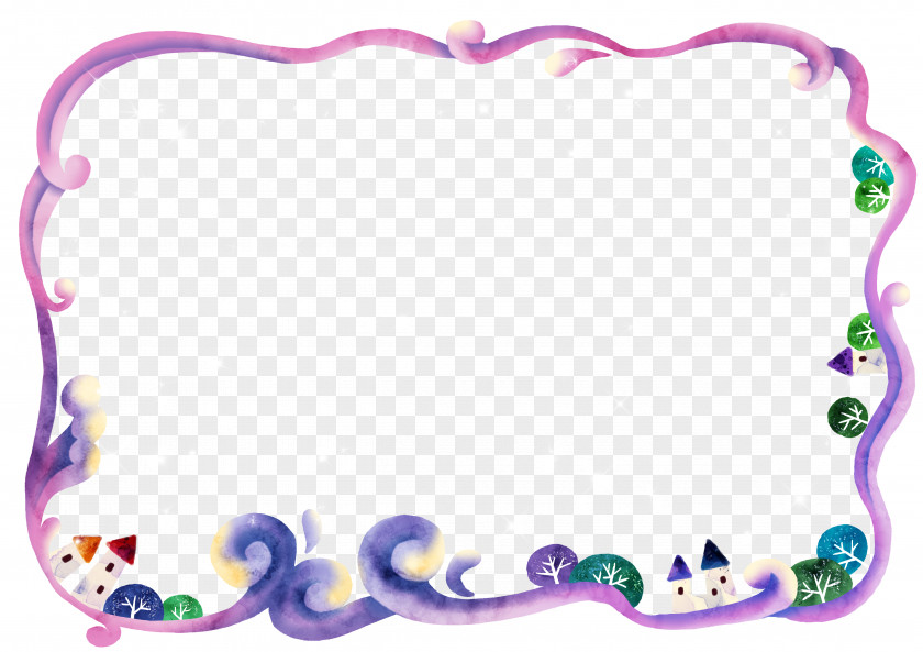 Fairy Tale Style Border Aries Constellation Clip Art PNG