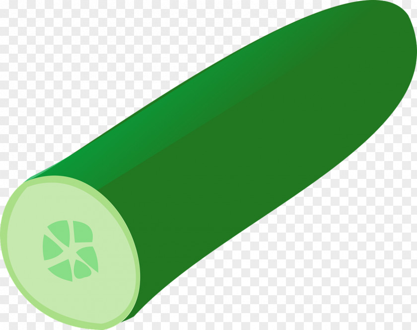 Green Cucumber Cylinder Font PNG