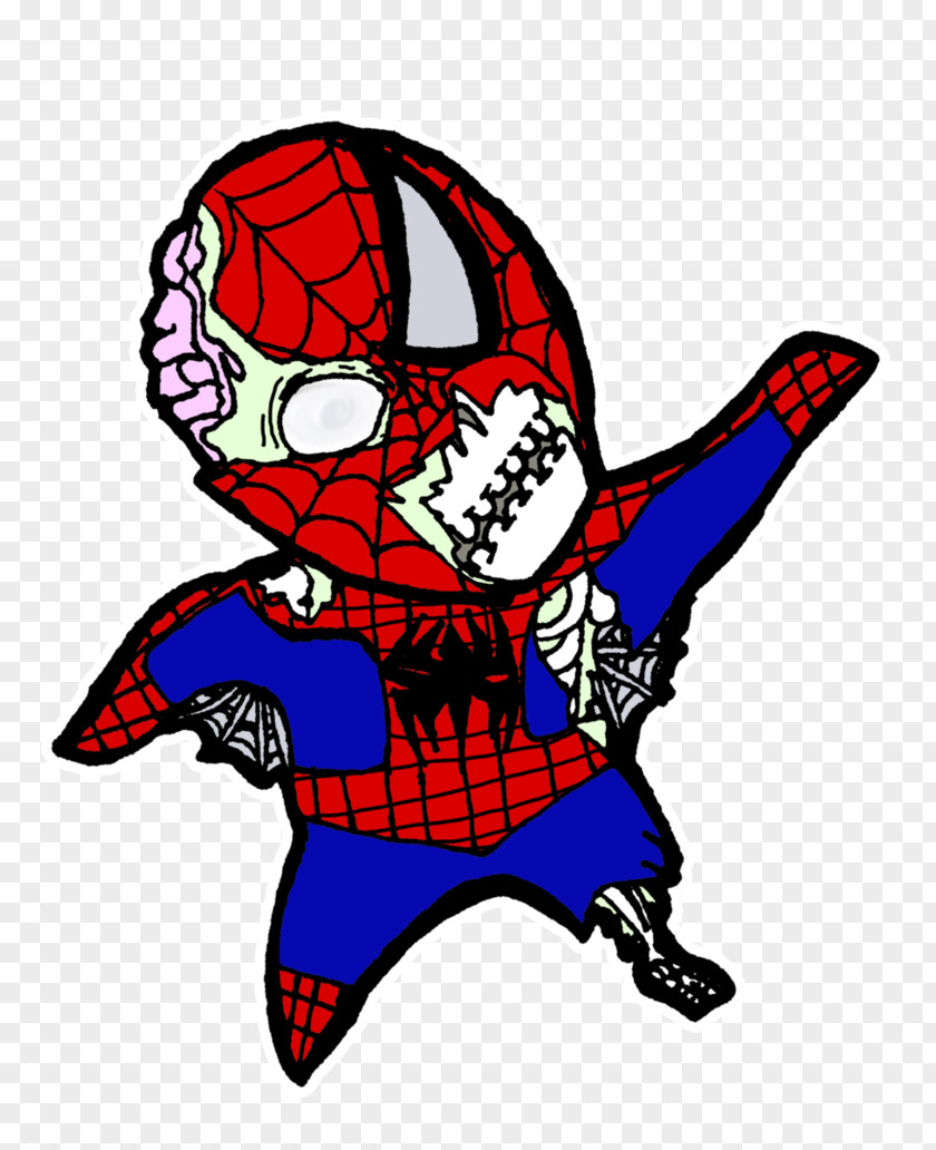 Headgear Cartoon Line PNG , spiderman zombie clipart PNG