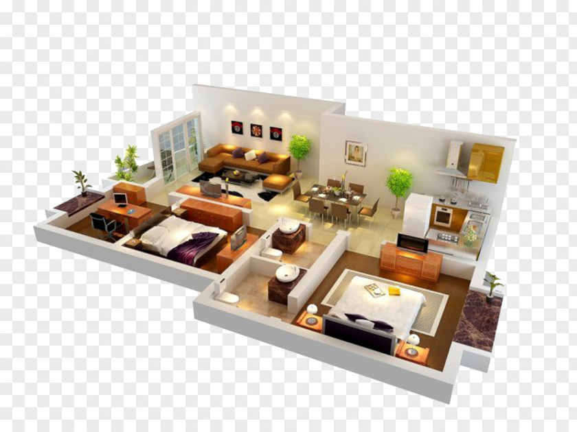 3D Building Models Show House Painter And Decorator Interior Design Services Computer Graphics Modeling PNG