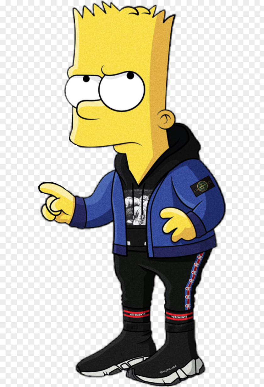 Bart Simpson Hypebeast Gucci Clip Art Supreme PNG