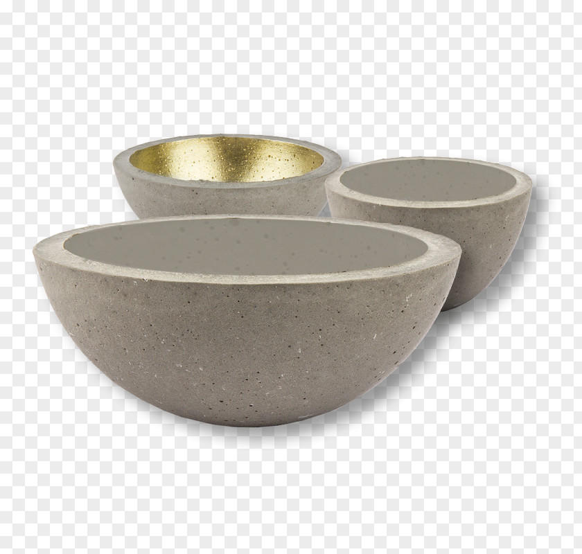 Beton Bowl Concrete Plastic Ceramic Creativity PNG